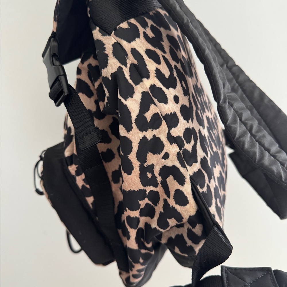 Ganni Small Leopard Print Backpack - Picture 10 of 14